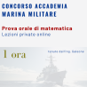 Concorso Accademia Marina Militare - prova orale di matematica - lezioni private online con l'Ing. Galeone