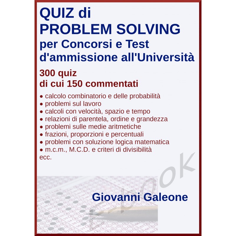 Problemi di Logica Matematica (Problem Solving) - PDF